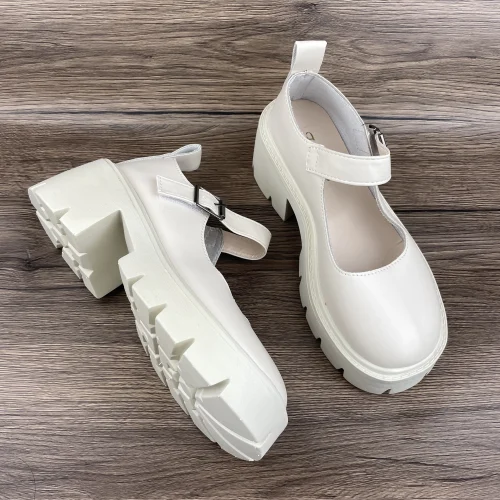 Mary Jane Campus Small Leather Shoes Black Mary