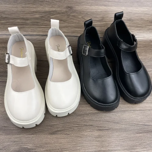 Mary Jane Campus Small Leather Shoes Black Mary
