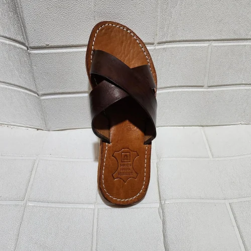 Women’s Criss Cross Moroccan Leather Sandals