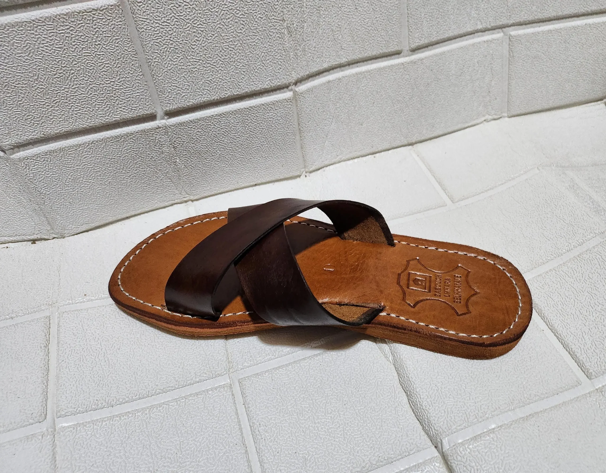 Women’s Criss Cross Moroccan Leather Sandals